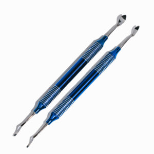 Set of CASI3C, 3L blue handle with Stainless Steel working ends