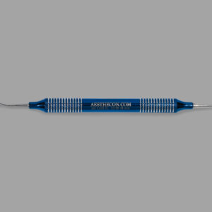 CASI3L-SS Blue Stainless Steel handle with ruler and sharp Stainless Steel working ends